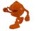 Contemporary Mini Orange Resin Pac-Man from Richard Orlinski For Sale - Image 3 of 7