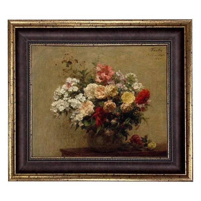 Not Yet Made - Made To Order "Summer Flowers" Contemporary Still Life Reproduction Print on Canvas, Framed 25.5 x 21.5 For Sale - Image 5 of 5