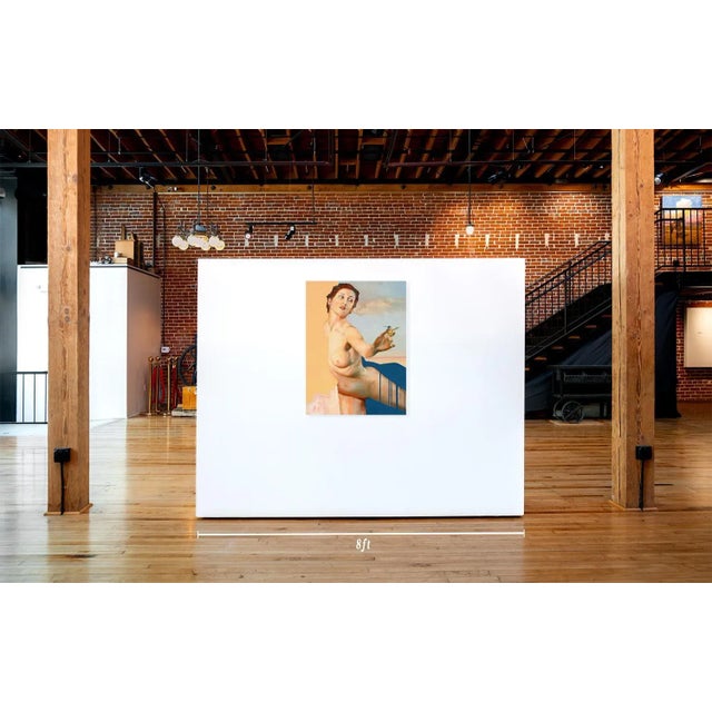 Julia San Roman, Figurative Surrealist Painting, "Pentimento" 2018 For Sale - Image 4 of 4