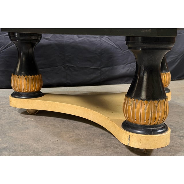 Beige Maurice Bailey for Monteverdi Young Tessellated Travertine Trefoil Coffee Table c.1970s For Sale - Image 8 of 14