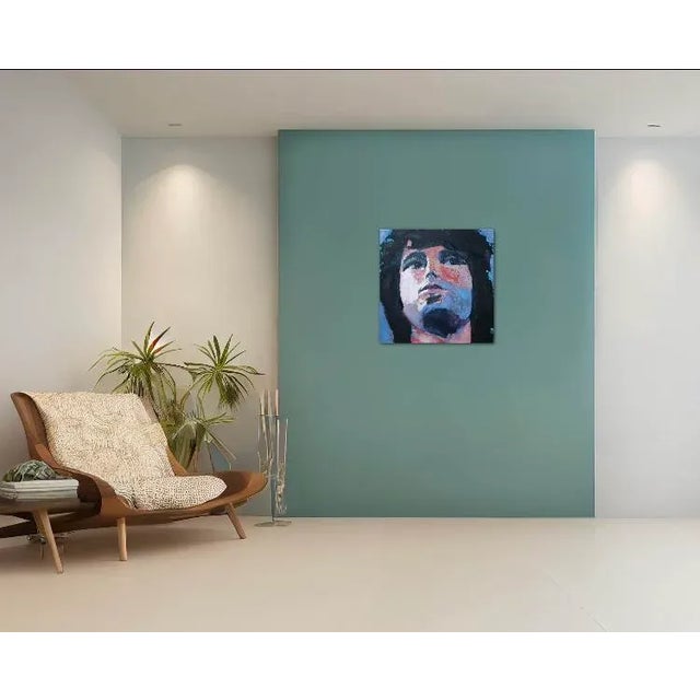 Contemporary Contemporary Portraiture Pop Art Oil Painting, Original Artwork For Sale - Image 3 of 12