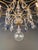 Glass Vintage Venetian Rococo Style Crystal Chandelier Cobalt Blue and Clear Crystals For Sale - Image 7 of 12
