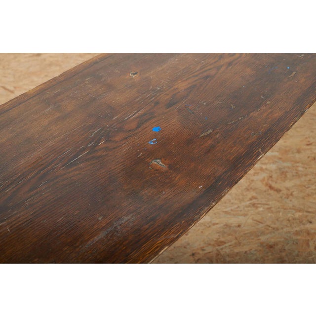 Fir Console Table with Cedar Wood Top For Sale - Image 9 of 15