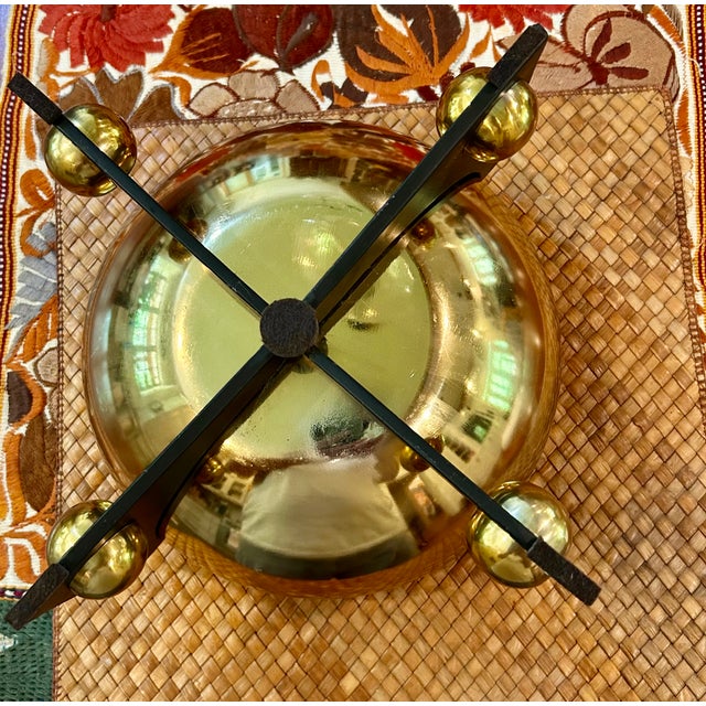 1970s Art Deco Serving Bowl in Stand For Sale - Image 5 of 5