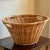 Wood Vintage Boho-Style Bamboo & Wicker Laundry / Storage Basket For Sale - Image 7 of 12