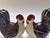 1970s Magnetic Glazed Ceramic Turkey Salt & Pepper Shakers - Set of 4 For Sale - Image 15 of 18