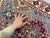 Gray, Cream and Red Kazak Wool Runner Rug, 2'9" X 6'4" For Sale - Image 11 of 15