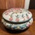 Vintage Ornate Chinoiserie Lidded Porcelain Powder Bowl For Sale - Image 4 of 12