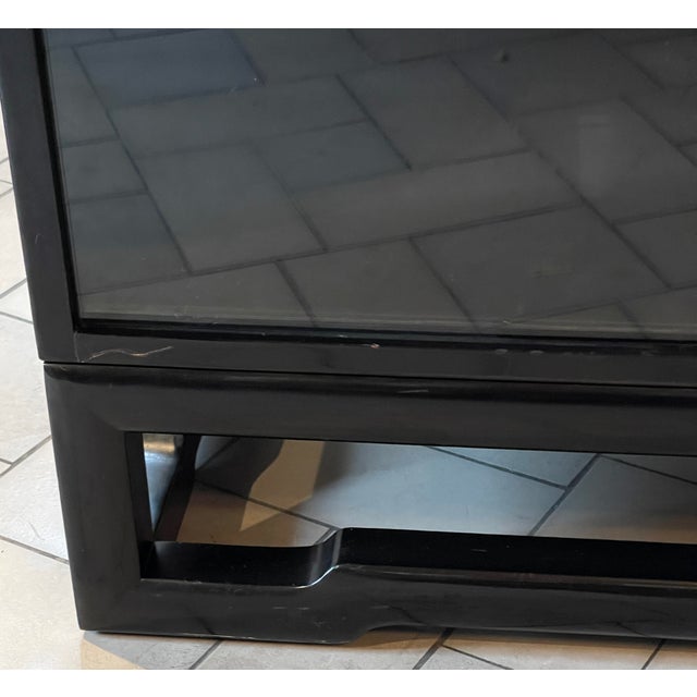 Mid Century Glass Front Display Cabinets - A Pair For Sale - Image 9 of 18