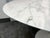 White Eero Saarinen for Knoll Studio Arabescato Marble Dining Table, 54 Inches For Sale - Image 8 of 12