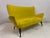 Yellow Vintage Italian Sofa with Matching Stool, 1950s, Set of 2 For Sale - Image 8 of 16