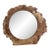 Natural Edge Walnut Burl Organic Shape Wall Hanging Mirror by Alabama Sawyer For Sale