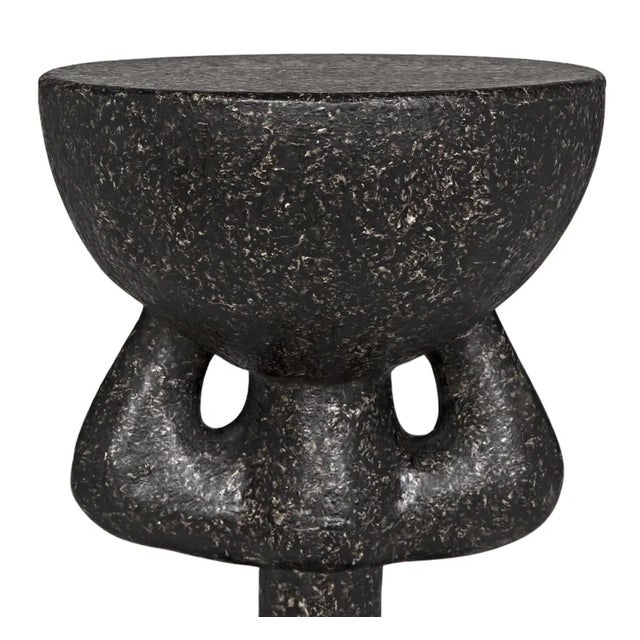 Noir NOIR African Side Table For Sale - Image 4 of 5