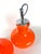 Vintage Orange Glass Pendant Lamp, Germany, 1970s For Sale - Image 14 of 17