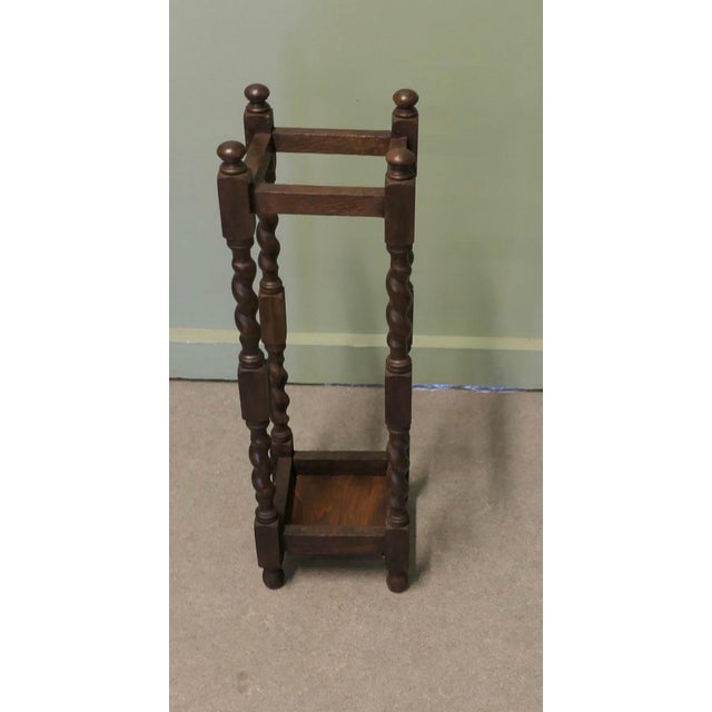 Antique Umbrella Hall Stand in Oak, 1800s For Sale - Image 5 of 7