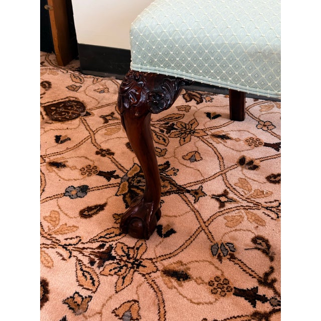 Set of 10 Carved Chippendale Mahogany Dining Chairs For Sale - Image 9 of 11