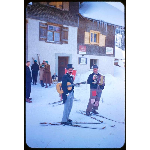 Street Music in the Snow 1955 Street musicians at the St. Anton ski resort, Austria, 1955. Toni Frissell Antoinette...