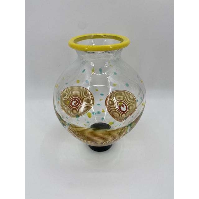 Dei Solari Vase in Murano Glass by Giovanni Levante for Salviati, Italy, 1992 For Sale - Image 7 of 14