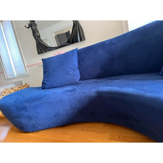 1980s Postmodern Vladimir Kagan Bilbao Sofa by Preview For Sale In New York - Image 6 of 11