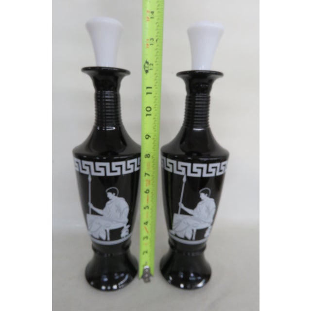 Royal Emperor Roman Themed Jim Beam Whiskey Decanter With Stoper a Pair 4382b For Sale - Image 10 of 12