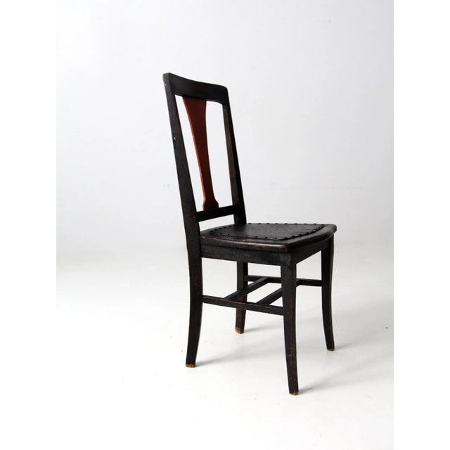 Antique Arts& Crafts Accent Chair For Sale - Image 9 of 10