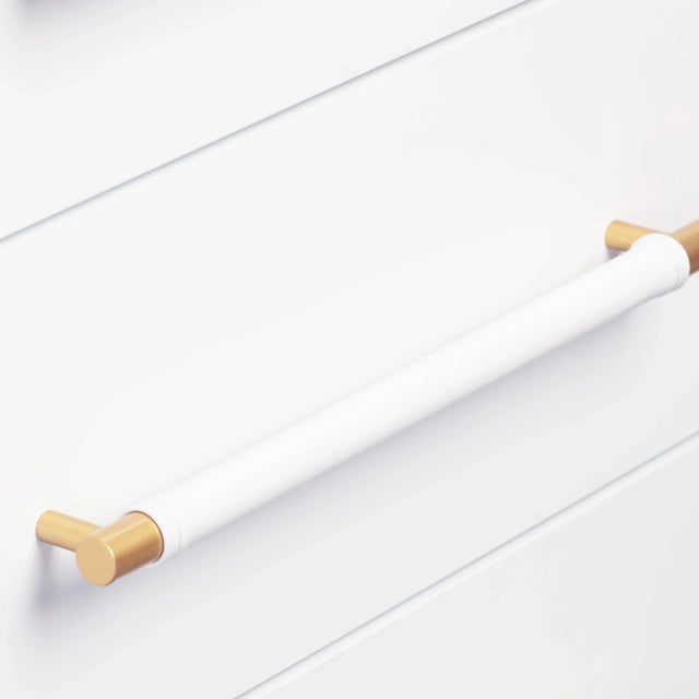 2020s Trident White 6 Drawer Dresser For Sale - Image 5 of 9