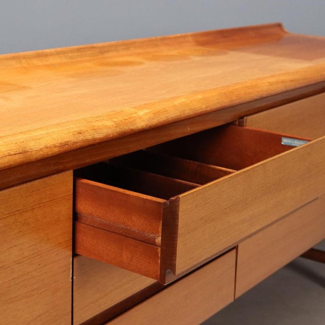 Brown Vintage English Sideboard, 1960s For Sale - Image 8 of 15