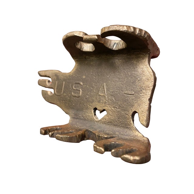 Bronze Albert Leon Wilson Torch Cut Steel Owl Vintage 1971 Sculptural Figural Metal Art Industrial Brutalist For Sale - Image 8 of 12