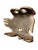 Bronze Albert Leon Wilson Torch Cut Steel Owl Vintage 1971 Sculptural Figural Metal Art Industrial Brutalist For Sale - Image 8 of 12