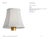 Visual Comfort Signature 5" Silk Bell Empire Shade Designer: Visual Comfort Signature Height: 5" Base: Shade Details: 4" x...