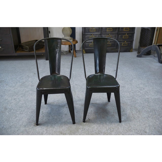 Set of Tolix Chairs by Xavier Pauchard, 1920s For Sale - Image 10 of 13