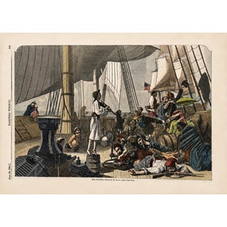 The Pirates, Original Print Harper's Weekly, July 1861 For Sale