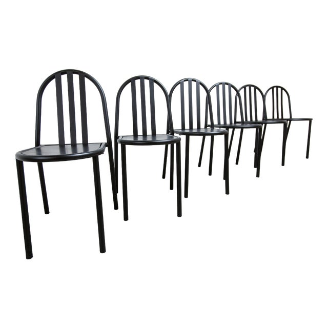 222 Model Chairs by Robert Mallet Stevens, 1980, Set of 6 For Sale
