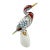 Vintage Hollohaza Hungary Fishnet Porcelain Bird Figurine For Sale