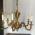 Gold Gilt Bronze Louis XVI 6 Light Chandelier by Maison Lucien Gau For Sale - Image 8 of 11