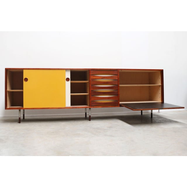 Mid-Century Modern Model 29A Triennale Sideboard in Teak by Arne Vodder for Sibast, Denmark, 1958 For Sale - Image 3 of 16