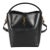 Black Shiny Calfskin Small Le 37 Bucket Bag For Sale