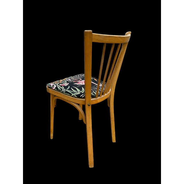 Vintage Chair in Beech from Baumann, 1950s For Sale - Image 4 of 10