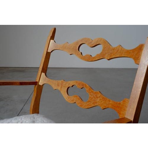 Vintage Danish Rocking Chair by Henning Kjærnulf, 1950s For Sale - Image 12 of 16