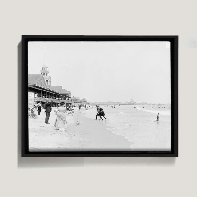 American Vintage Beach Photograph in Narragansett Rhode Island For Sale - Image 3 of 6
