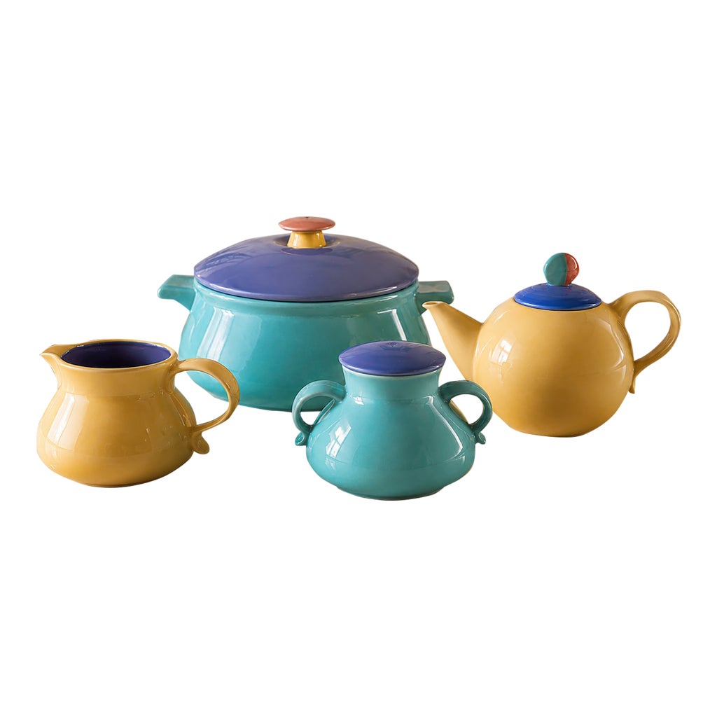Rare, Never-Used Lindt Stymeist Colorways Serveware Set of 4