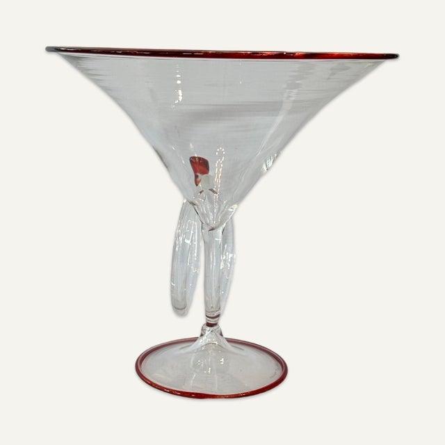 Italian 2017 Set of 2 Venini Glass Horns by Piero Fornasetti Sold by Barney’s New York For Sale - Image 3 of 11