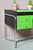 Bauhaus Desk in Green and Black Wood and Chrome Metal, 1980s For Sale - Image 9 of 18
