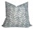 Folio Pillow Cover in Blue, 22x22 Pillow For Sale