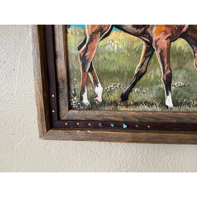 "Que Curiosa" ~ Willie Britt, Original Acrylic Painting. For Sale - Image 6 of 8