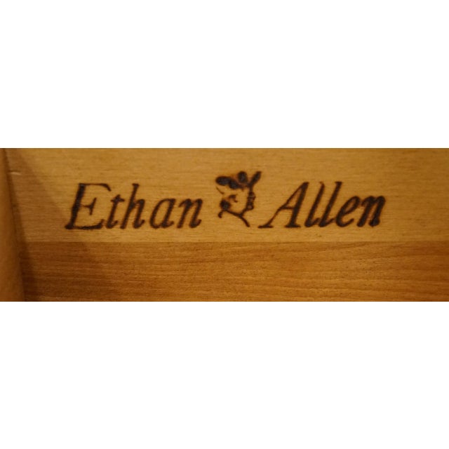 Ethan Allen Heirloom Nutmeg Maple CRP Custom Room Plan 30" Shutter Door Cabinet 10-4511p For Sale - Image 11 of 14