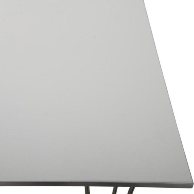 Metal Rectangular Table by Piet Hein, 1988 For Sale - Image 7 of 16