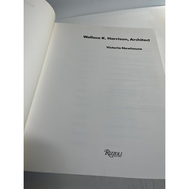 Art Deco 1989 Wallace Harrison Architect Book For Sale - Image 3 of 12