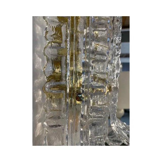 Transparent Lingue Murano Glass Wall Lamp by Simoeng For Sale - Image 6 of 11