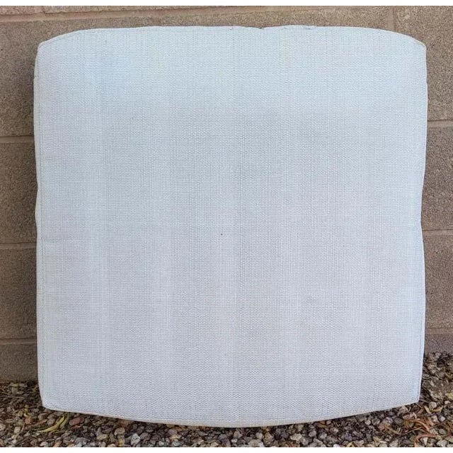 Metal High End Patio Chairs From a 5 Star Las Vegas Hotel With Cushions - Set of 5 For Sale - Image 7 of 8